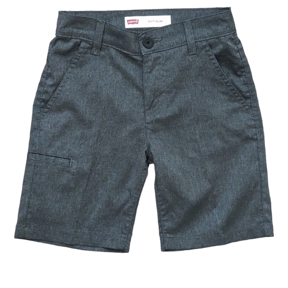 Levi's 511 Slim Grey Boy's Shorts Size 8 Reg - Picture 1 of 7